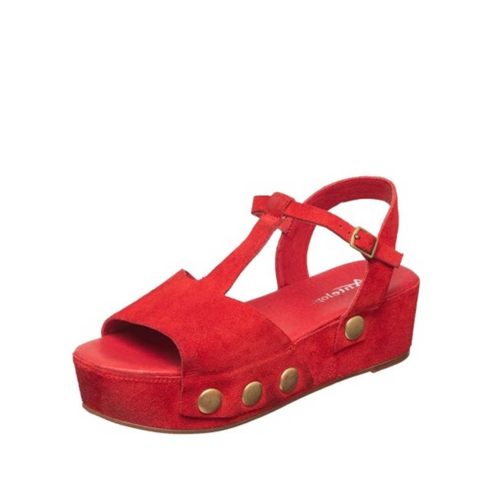 Antelope Women's C11 wedge Red Suede Nada 37 US SIZE 6
